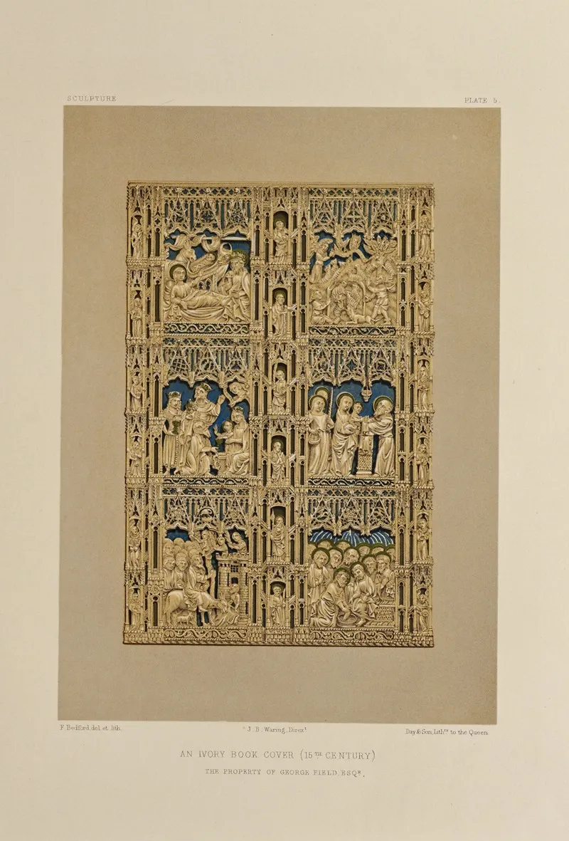 Art Treasures Of The United Kingdom Pl 06 Wall Art by Robert Dudley - High-Resolution Digital Print