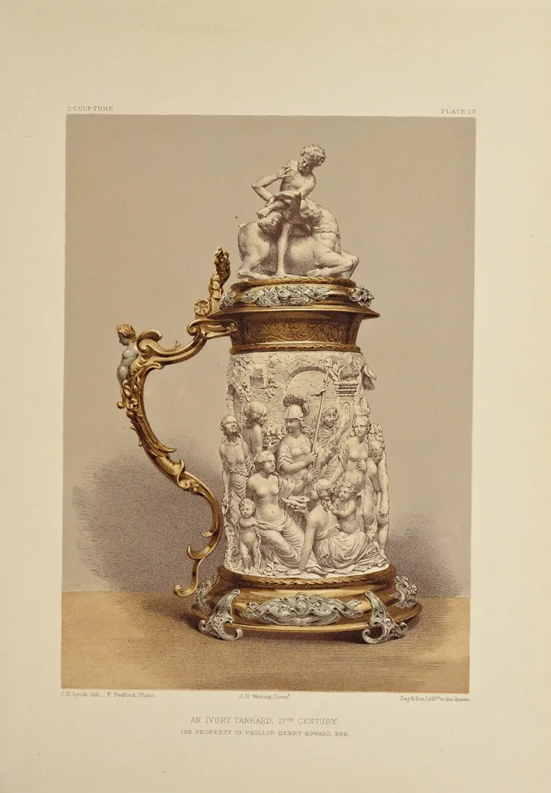 Art Treasures Of The United Kingdom Pl 11 Wall Art by Robert Dudley - High-Resolution Digital Print