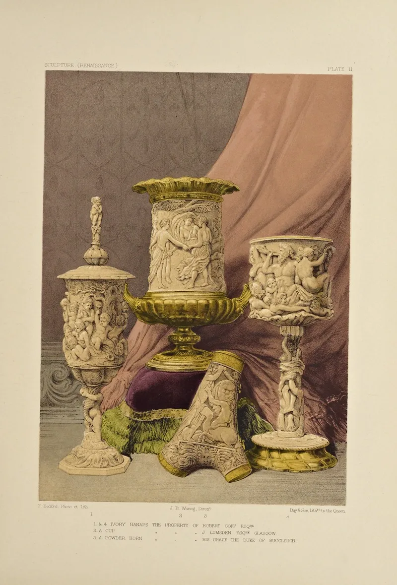 Art Treasures Of The United Kingdom Pl 12 Wall Art by Robert Dudley - High-Resolution Digital Print