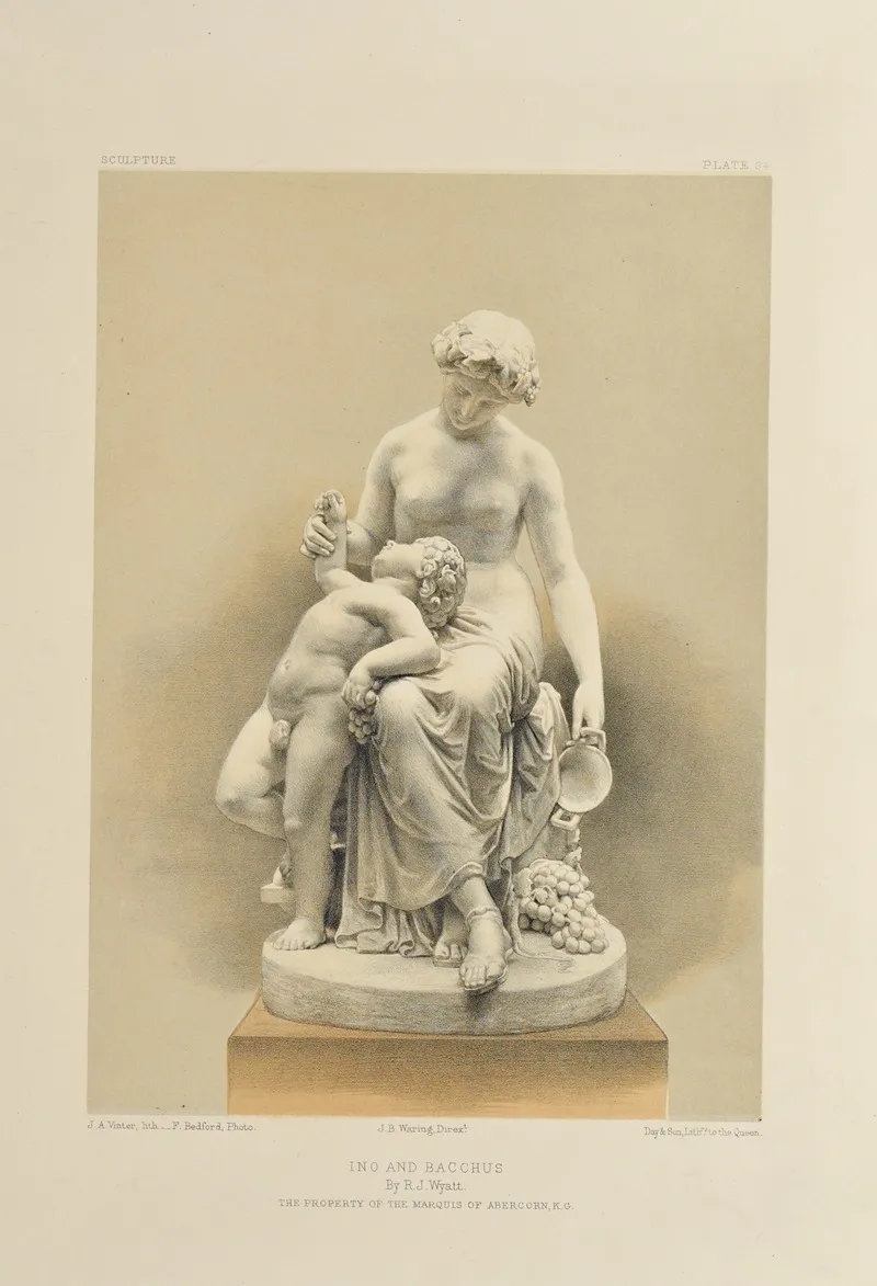 Art Treasures Of The United Kingdom Pl 19 Wall Art by Robert Dudley - High-Resolution Digital Print