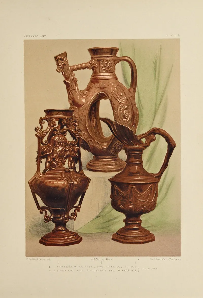 Art Treasures Of The United Kingdom Pl 21 Wall Art by Robert Dudley - High-Resolution Digital Print