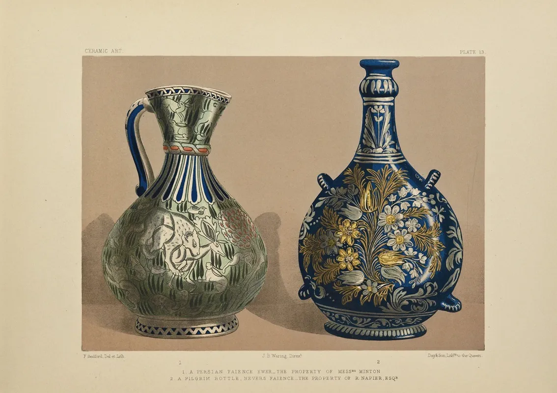 Art Treasures Of The United Kingdom Pl 23 Wall Art by Robert Dudley - High-Resolution Digital Print