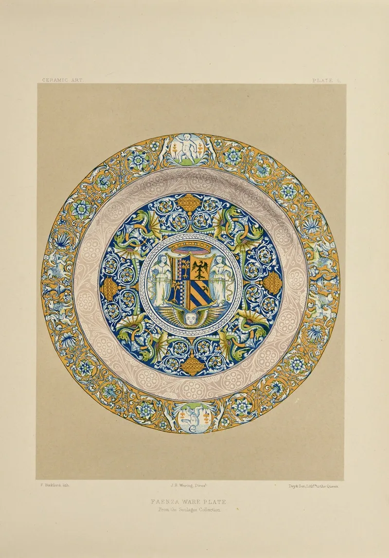 Art Treasures Of The United Kingdom Pl 24 Wall Art by Robert Dudley - High-Resolution Digital Print