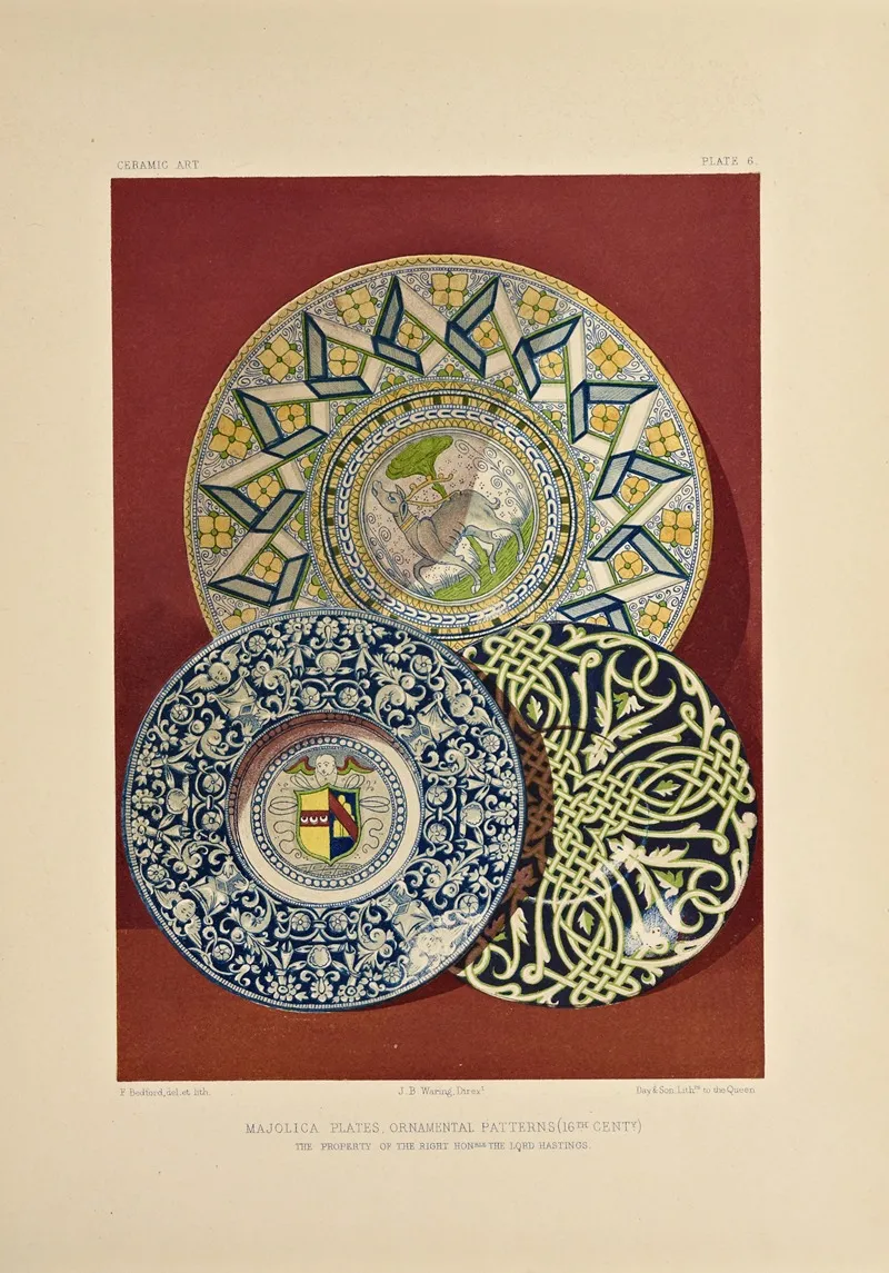 Art Treasures Of The United Kingdom Pl 25 Wall Art by Robert Dudley - High-Resolution Digital Print