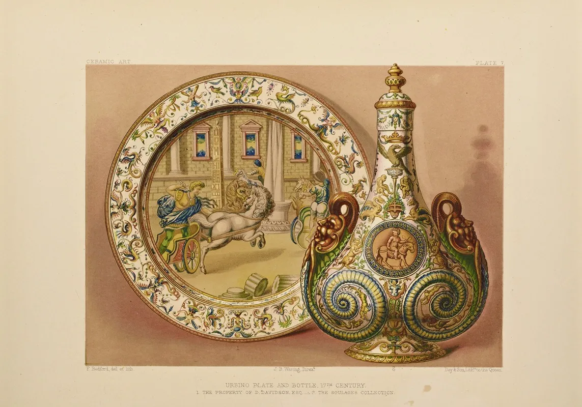 Art Treasures Of The United Kingdom Pl 26 Wall Art by Robert Dudley - High-Resolution Digital Print