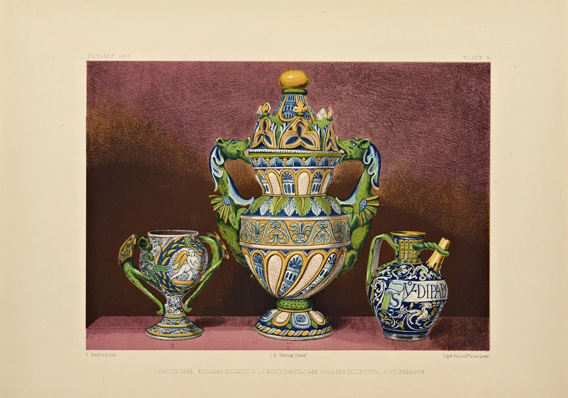 Art Treasures Of The United Kingdom Pl 27 Wall Art by Robert Dudley - High-Resolution Digital Print