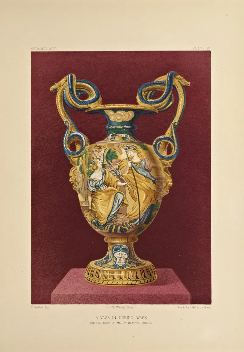 Art Treasures Of The United Kingdom Pl 29 Wall Art by Robert Dudley - High-Resolution Digital Print