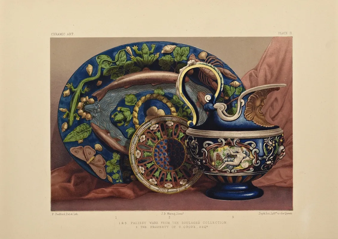 Art Treasures Of The United Kingdom Pl 30 Wall Art by Robert Dudley - High-Resolution Digital Print