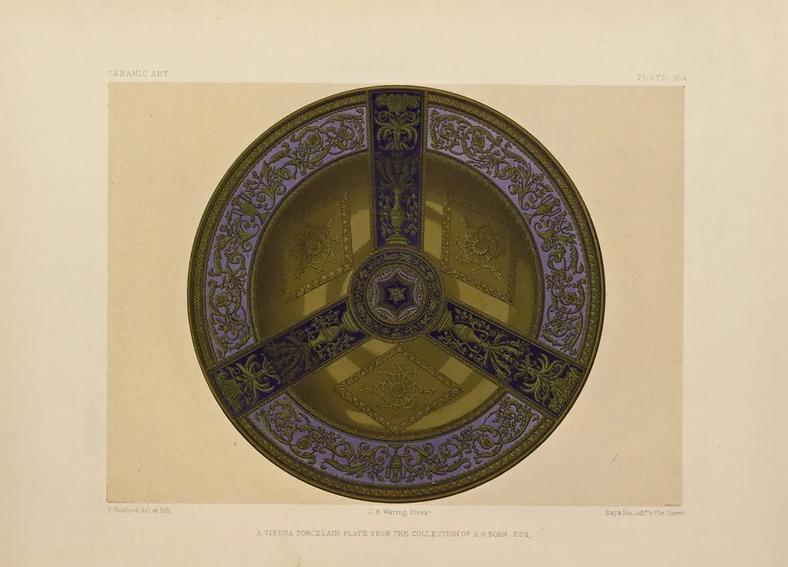 Art Treasures Of The United Kingdom Pl 32 Wall Art by Robert Dudley - High-Resolution Digital Print