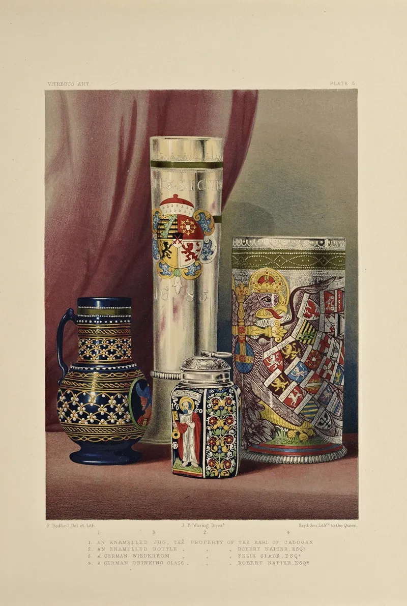 Art Treasures Of The United Kingdom Pl 41 Wall Art by Robert Dudley - High-Resolution Digital Print