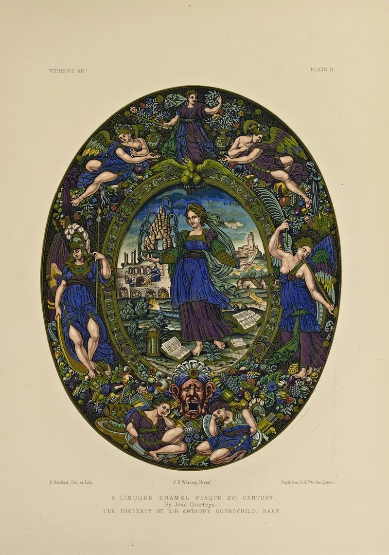 Art Treasures Of The United Kingdom Pl 47 Wall Art by Robert Dudley - High-Resolution Digital Print