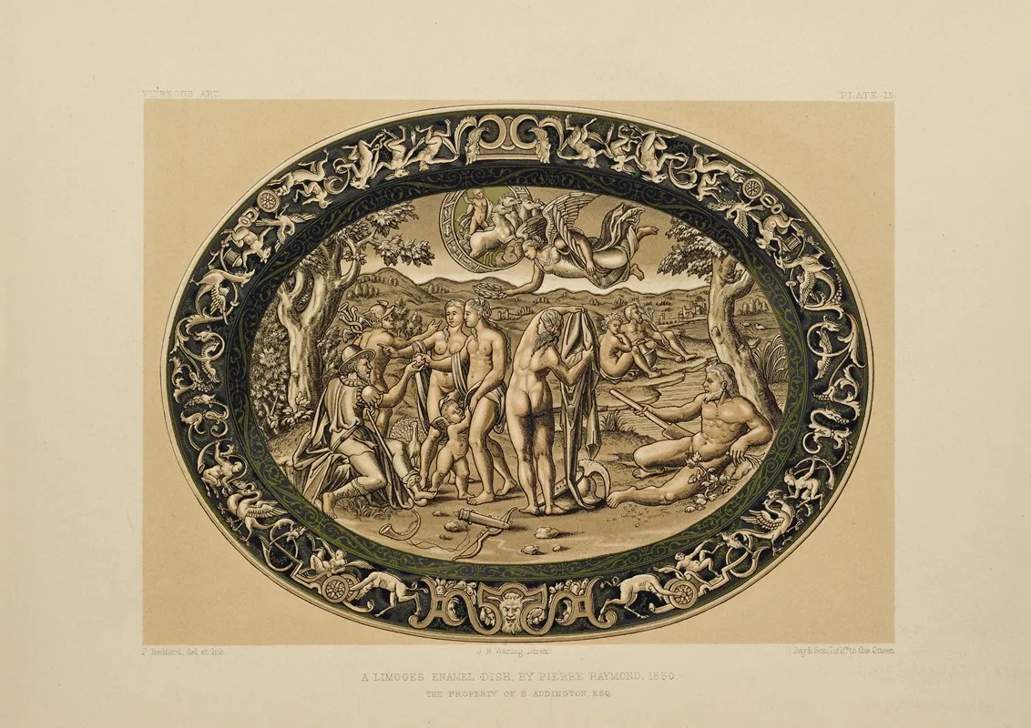 Art Treasures Of The United Kingdom Pl 50 Wall Art by Robert Dudley - High-Resolution Digital Print