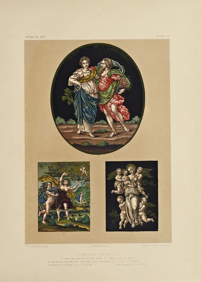 Art Treasures Of The United Kingdom Pl 51 Wall Art by Robert Dudley - High-Resolution Digital Print