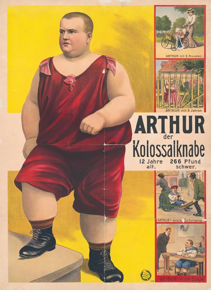 Arthur Der Kolossalknabe 2 Wall Art by Adolf Friedländer Lith. - High-Resolution Digital Print