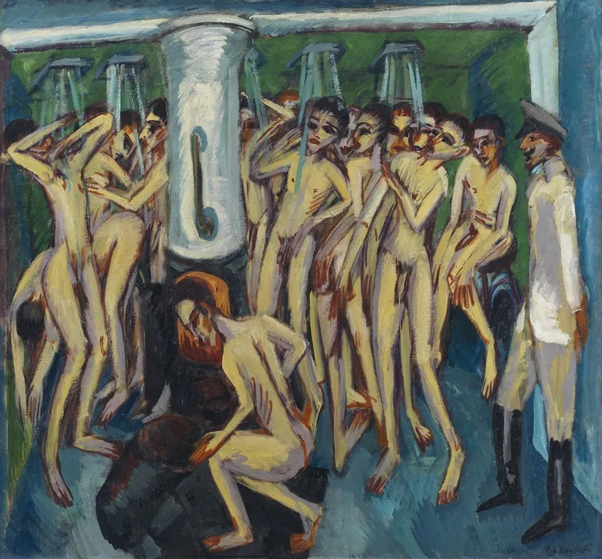 Artillerymen Wall Art by Ernst Ludwig Kirchner - High-Resolution Digital Print