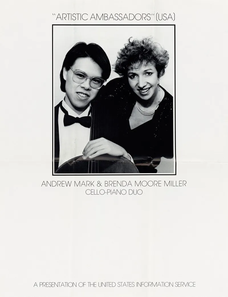 Artistic Ambassador Usa Andrew Mark Brenda Moore Miller Cello Piano Duo