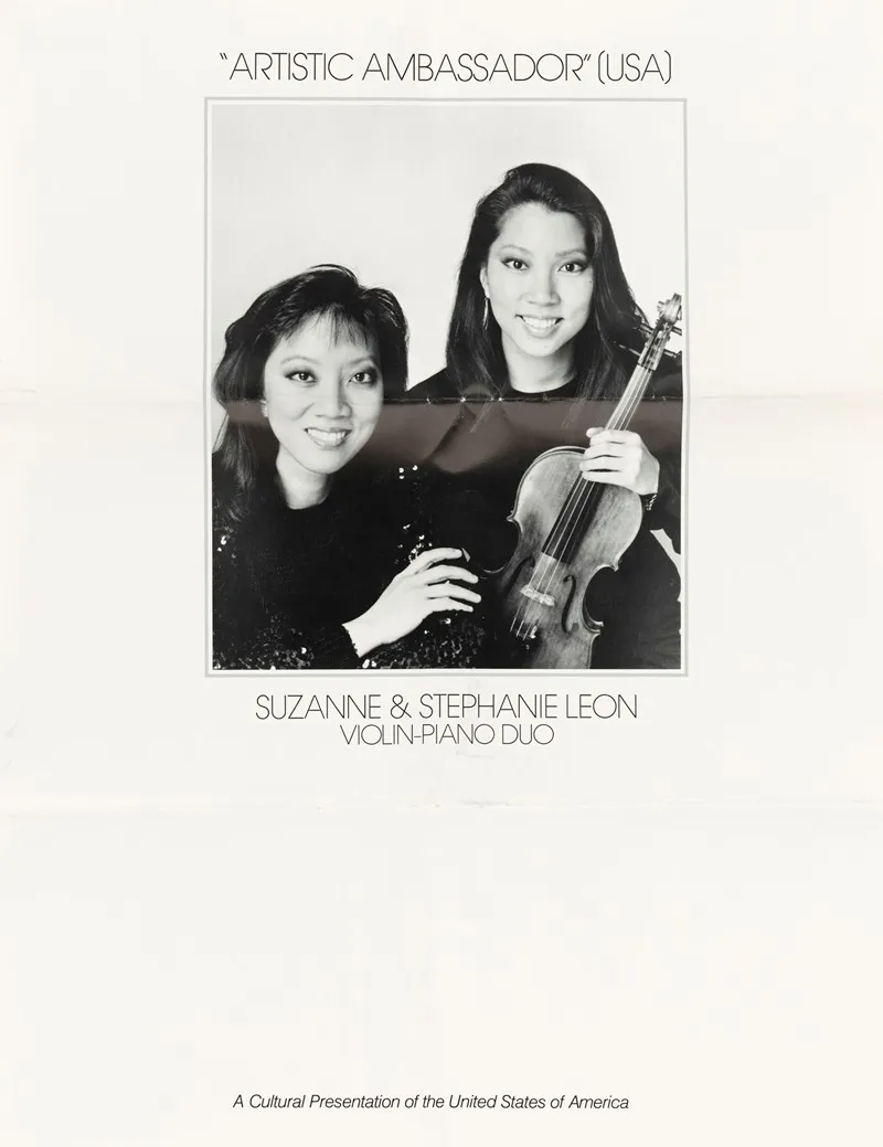 Artistic Ambassador Usa Suzanne Stephanie Leon Violin Piano Duo