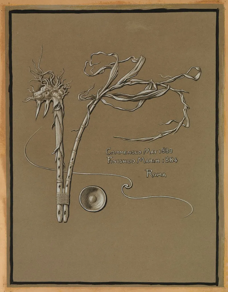 Artists Signature Wall Art by Elihu Vedder - High-Resolution Digital Print