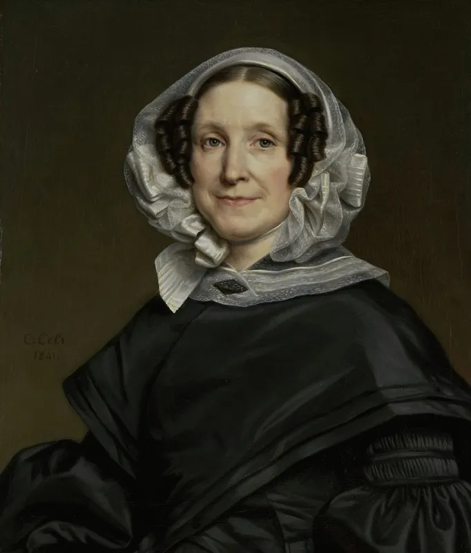 Aryna Van Der Pot 1786 1850 Wife Of N J A C Hoffmann Wall Art by Cornelis Cels - High-Resolution Digital Print