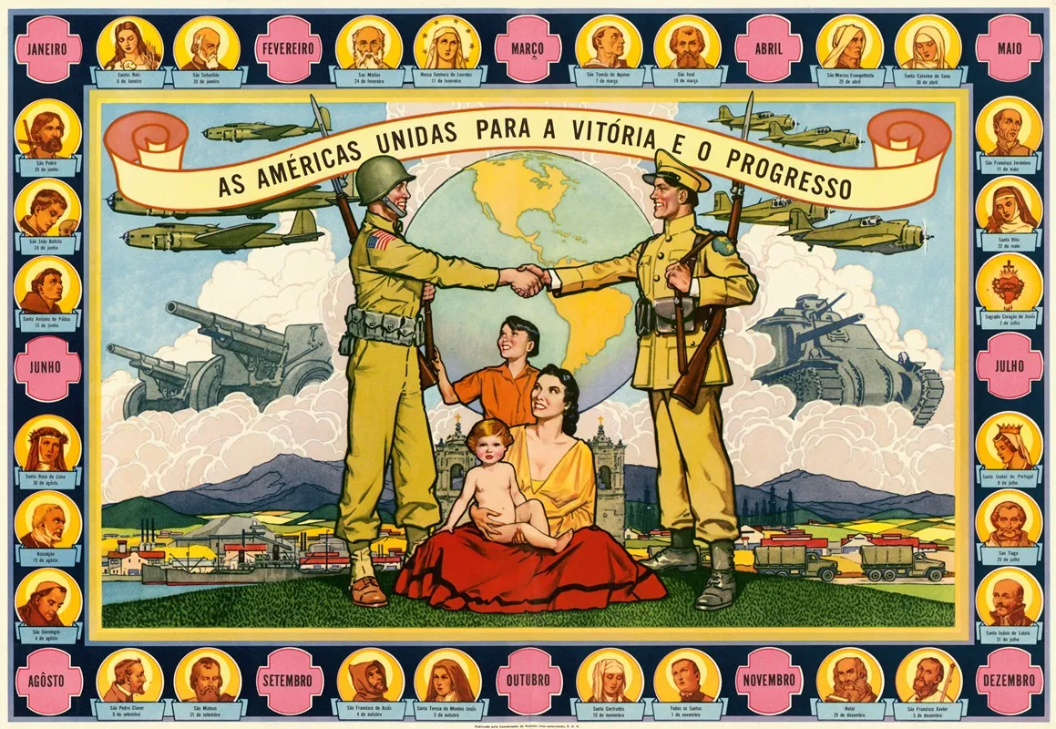 As Americas Unidas Para A Vitoria E O Progresso