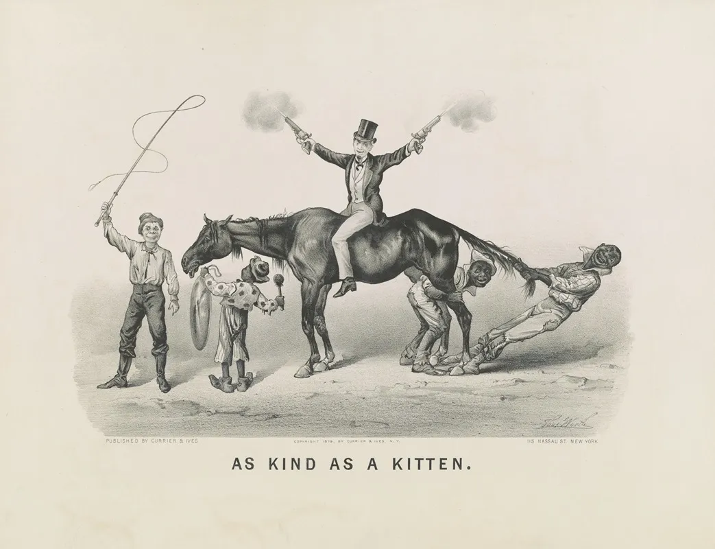 As Kind As A Kitten Wall Art by Thomas Worth - High-Resolution Digital Print