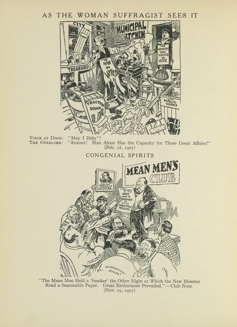 As The Woman Suffragist Sees It Congenial Spirits