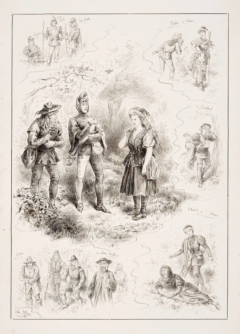 As You Like It 4 Wall Art by John Jellicoe - High-Resolution Digital Print