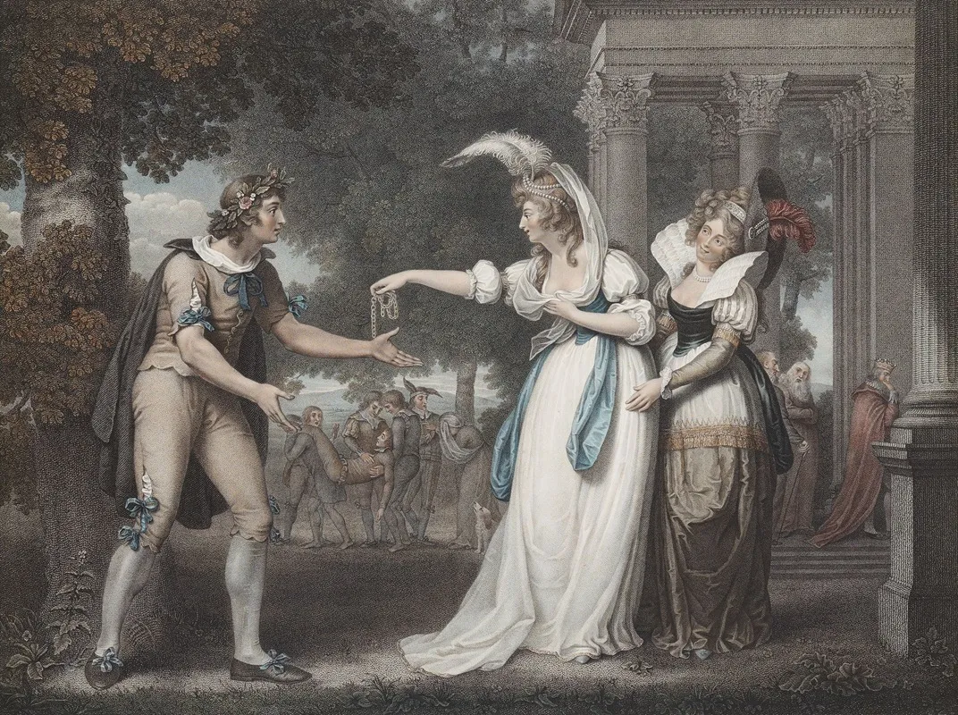 As You Like It Act I Scene Ii Wall Art by After John Downman - High-Resolution Digital Print