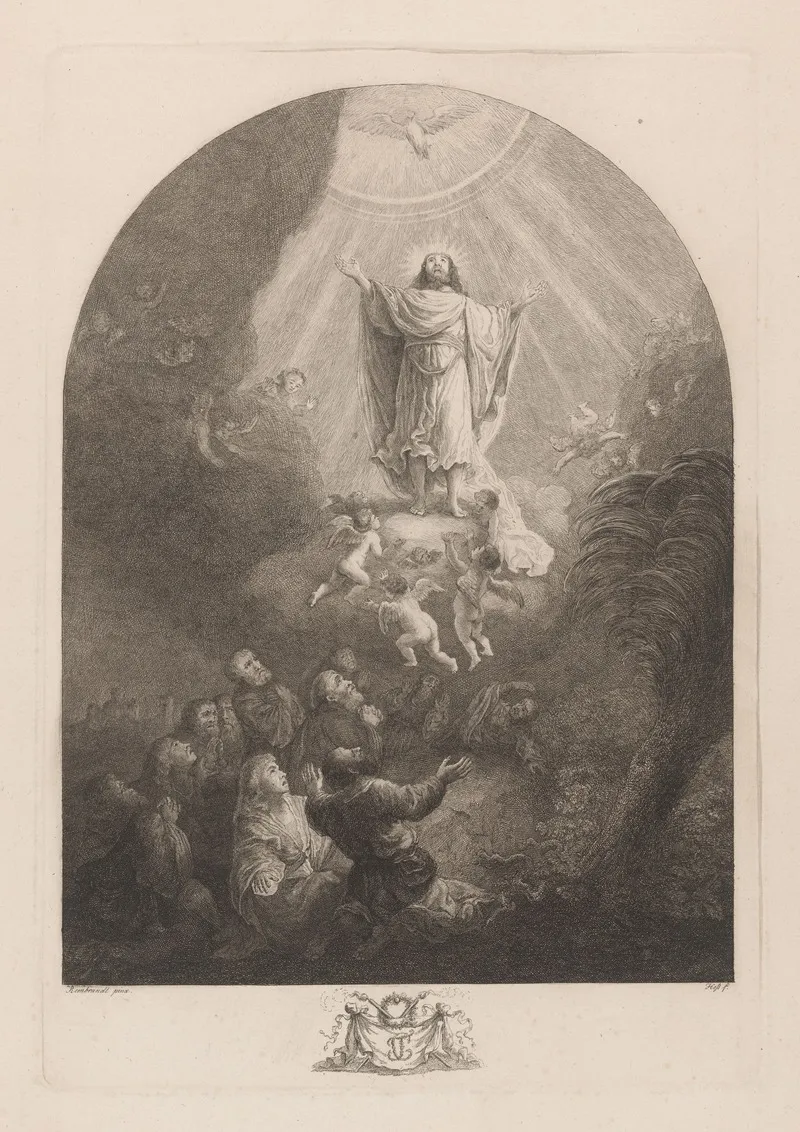 Ascension 4 Wall Art by Carl Ernst Christoph Hess - High-Resolution Digital Print