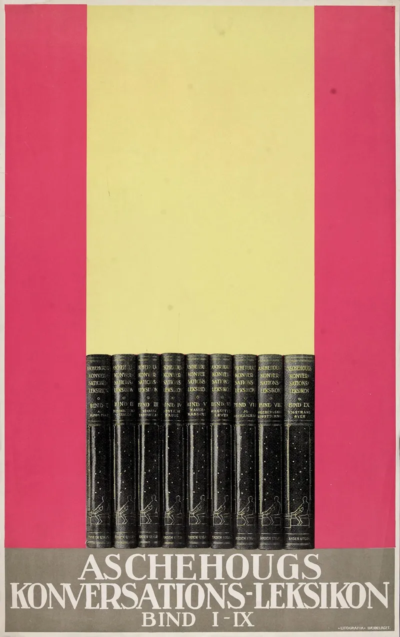 Aschehougs Konversations Leksikon Bind I Ix Wall Art by Litografia. Bekkelaget - High-Resolution Digital Print