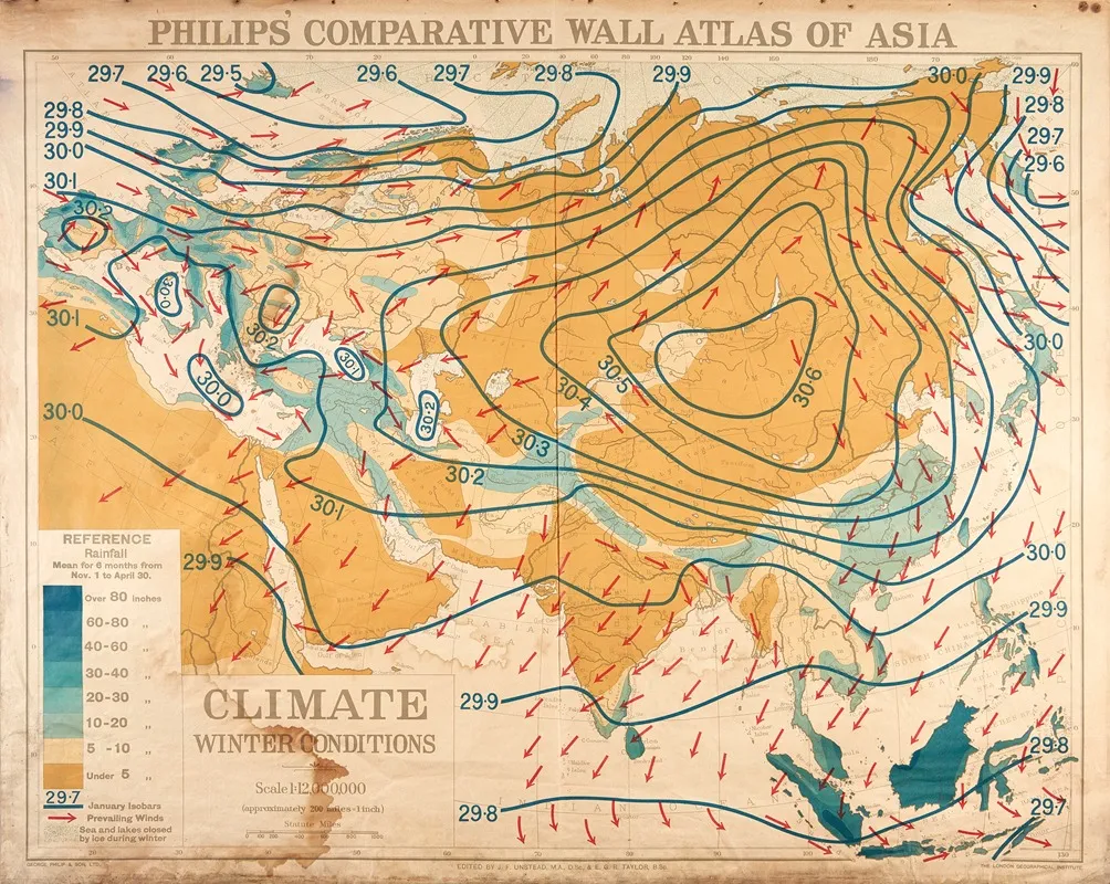 Asia Climate Winter Conditions