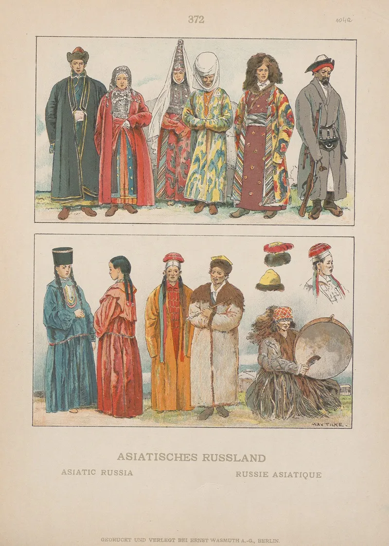 Asiatic Russia Wall Art by Adolf Rosenberg - High-Resolution Digital Print