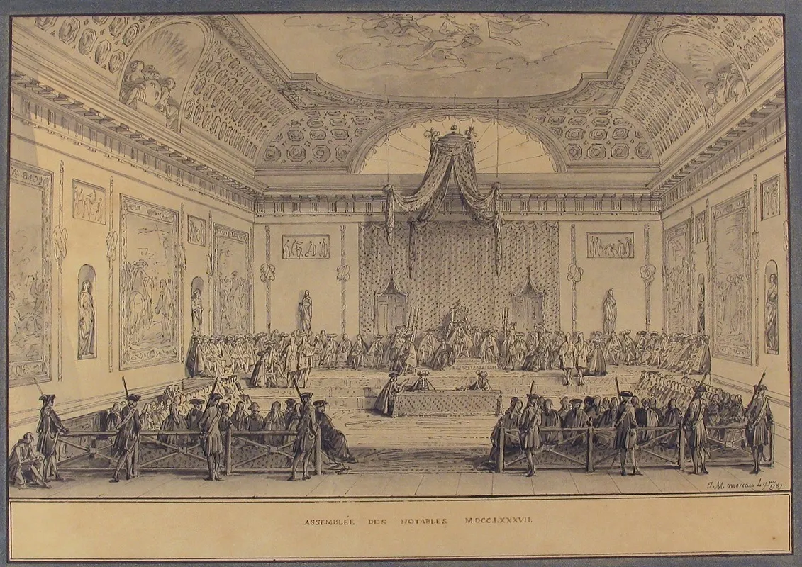 Assembly Of Notables Versailles 1787