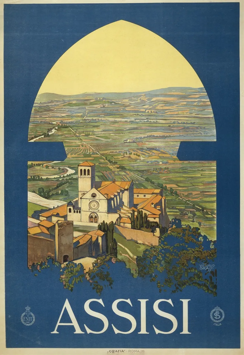 Assisi Wall Art by Vittorio Grassi - High-Resolution Digital Print