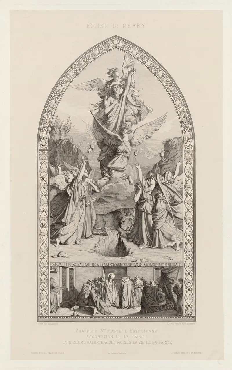 Assomption De La Sainte Saint Zozime Wall Art by William Haussoullier - High-Resolution Digital Print