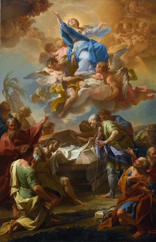 Assumption Of The Virgin 2 Wall Art by Corrado Giaquinto - High-Resolution Digital Print