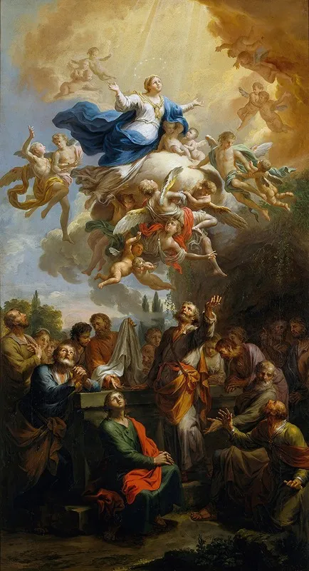 Assumption Of The Virgin 3 Wall Art by Martin Knoller - High-Resolution Digital Print