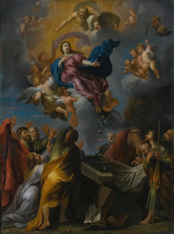 Assumption Of The Virgin 4 Wall Art by Bolognese School - High-Resolution Digital Print