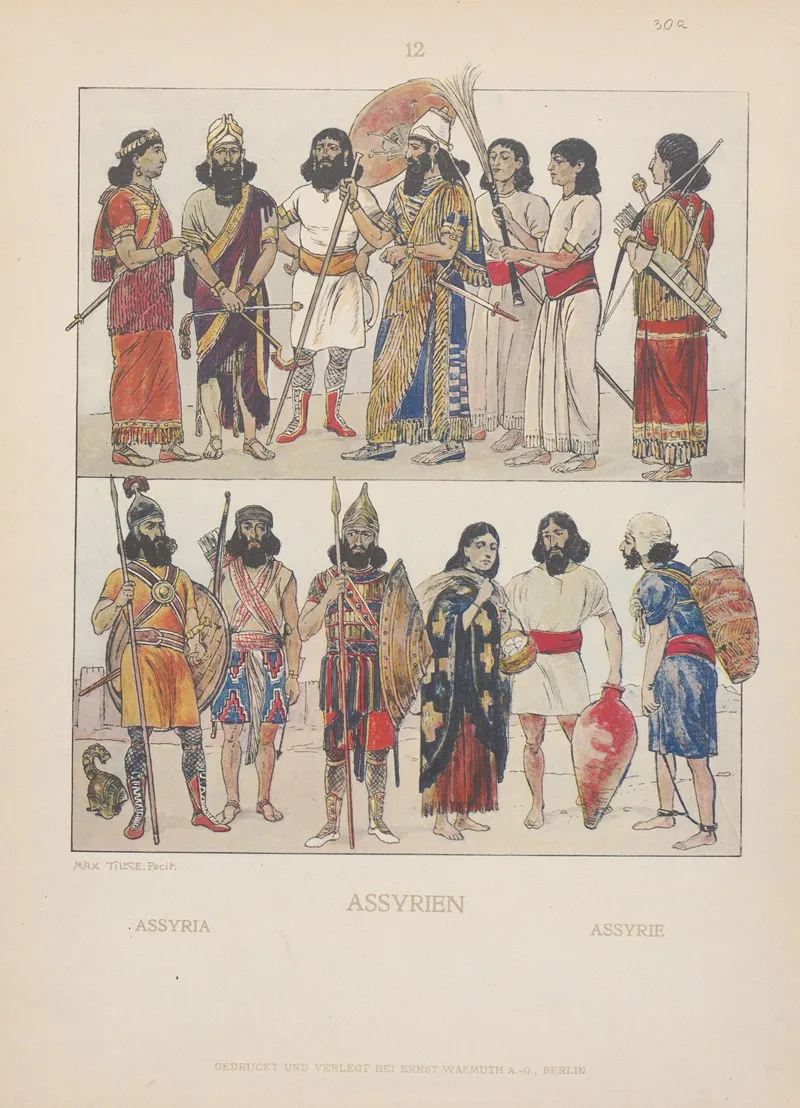 Assyria Wall Art by Adolf Rosenberg - High-Resolution Digital Print