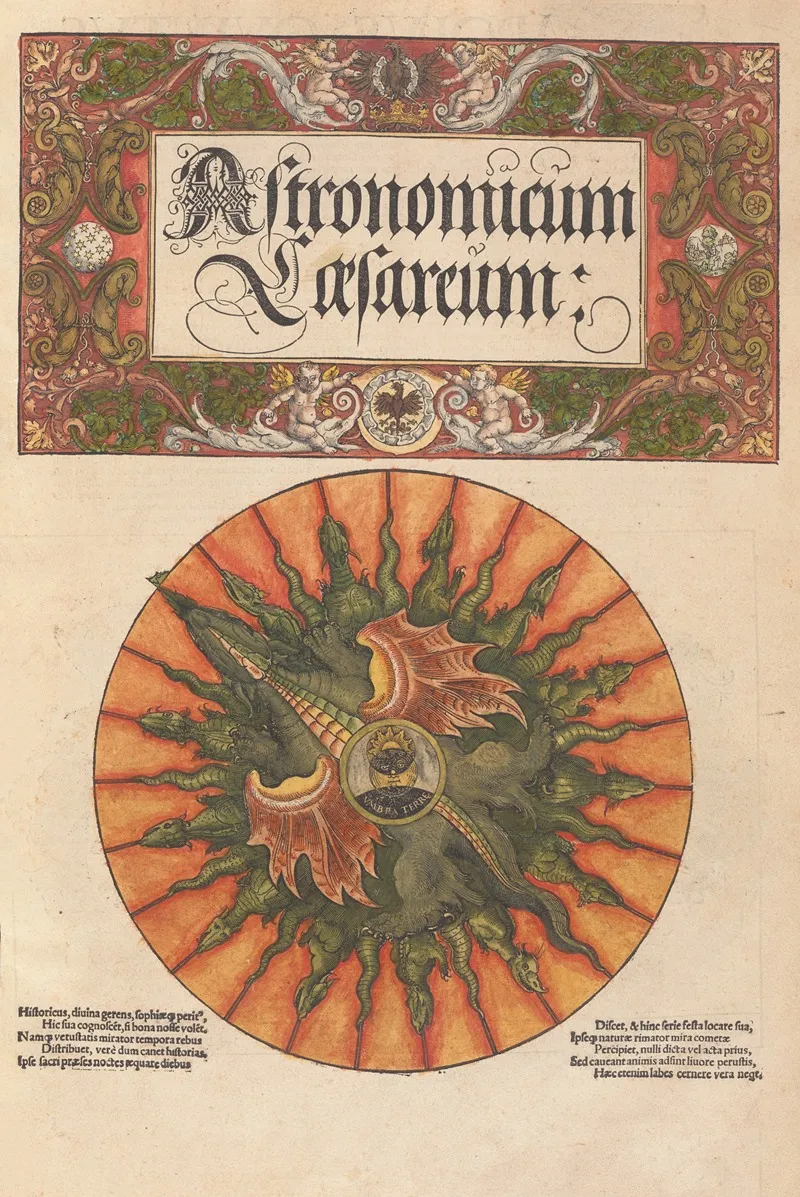 Astronomicum Caesareum Pl 001 Wall Art by Petrus Apianus - High-Resolution Digital Print