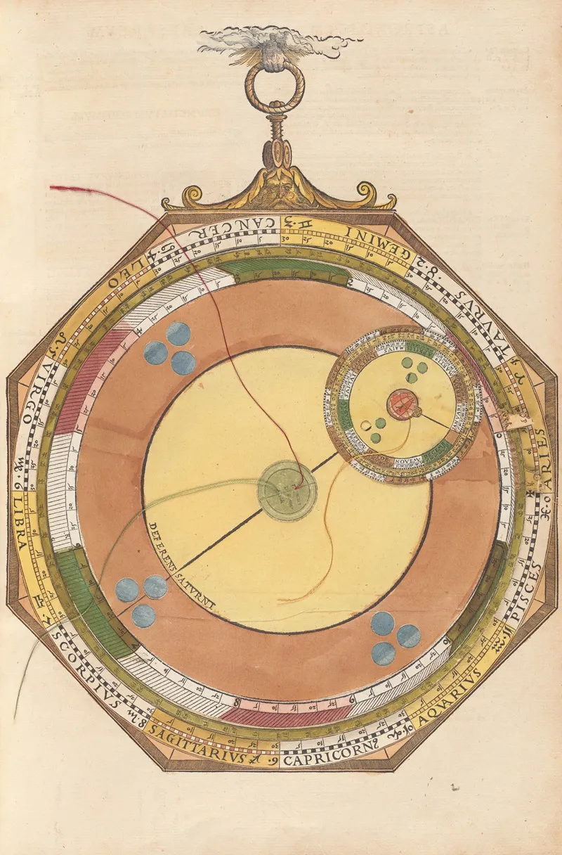 Astronomicum Caesareum Pl 004 Wall Art by Petrus Apianus - High-Resolution Digital Print