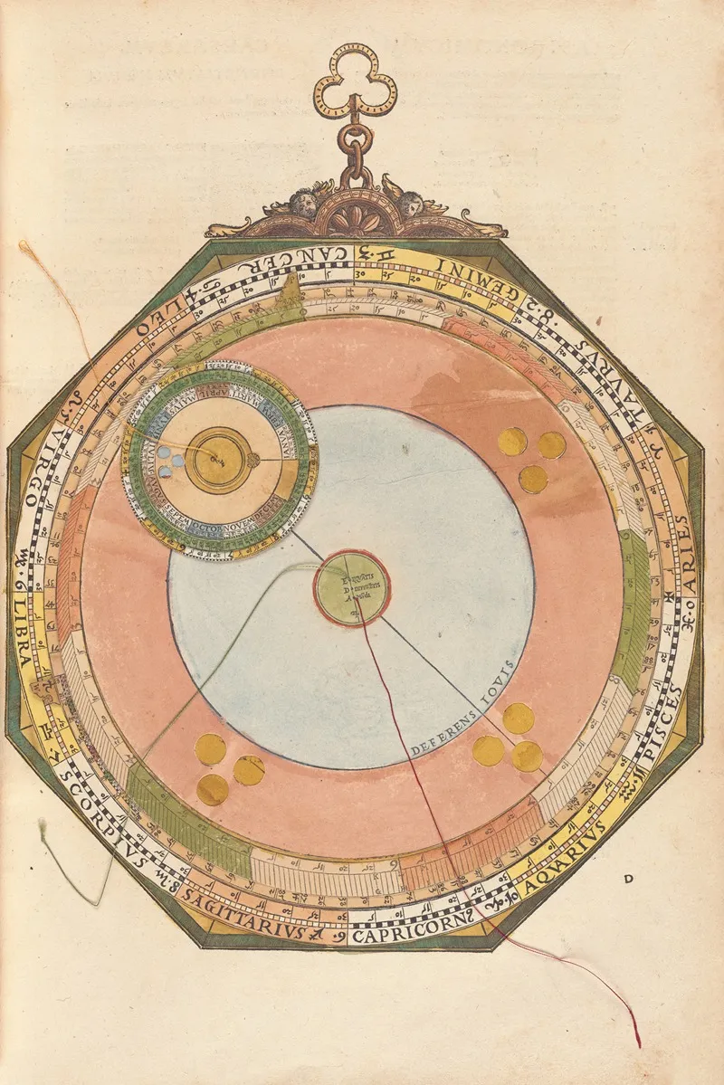 Astronomicum Caesareum Pl 006 Wall Art by Petrus Apianus - High-Resolution Digital Print