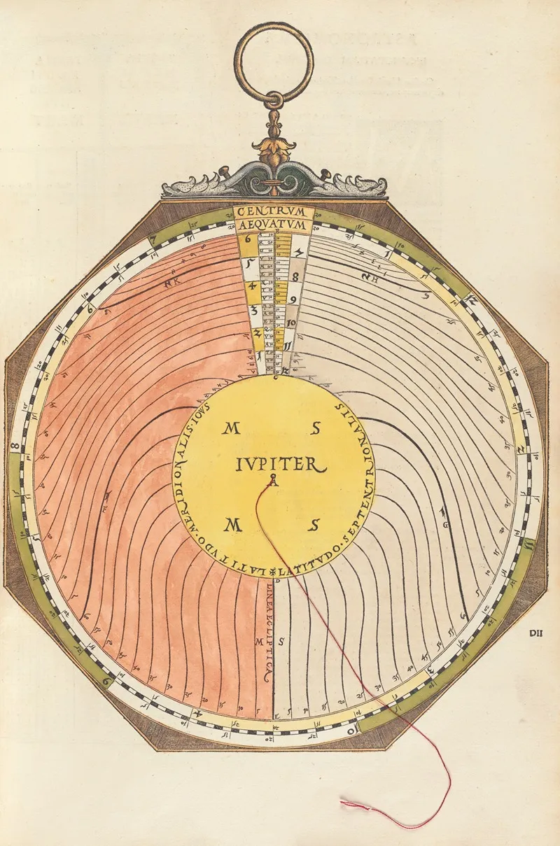 Astronomicum Caesareum Pl 007 Wall Art by Petrus Apianus - High-Resolution Digital Print