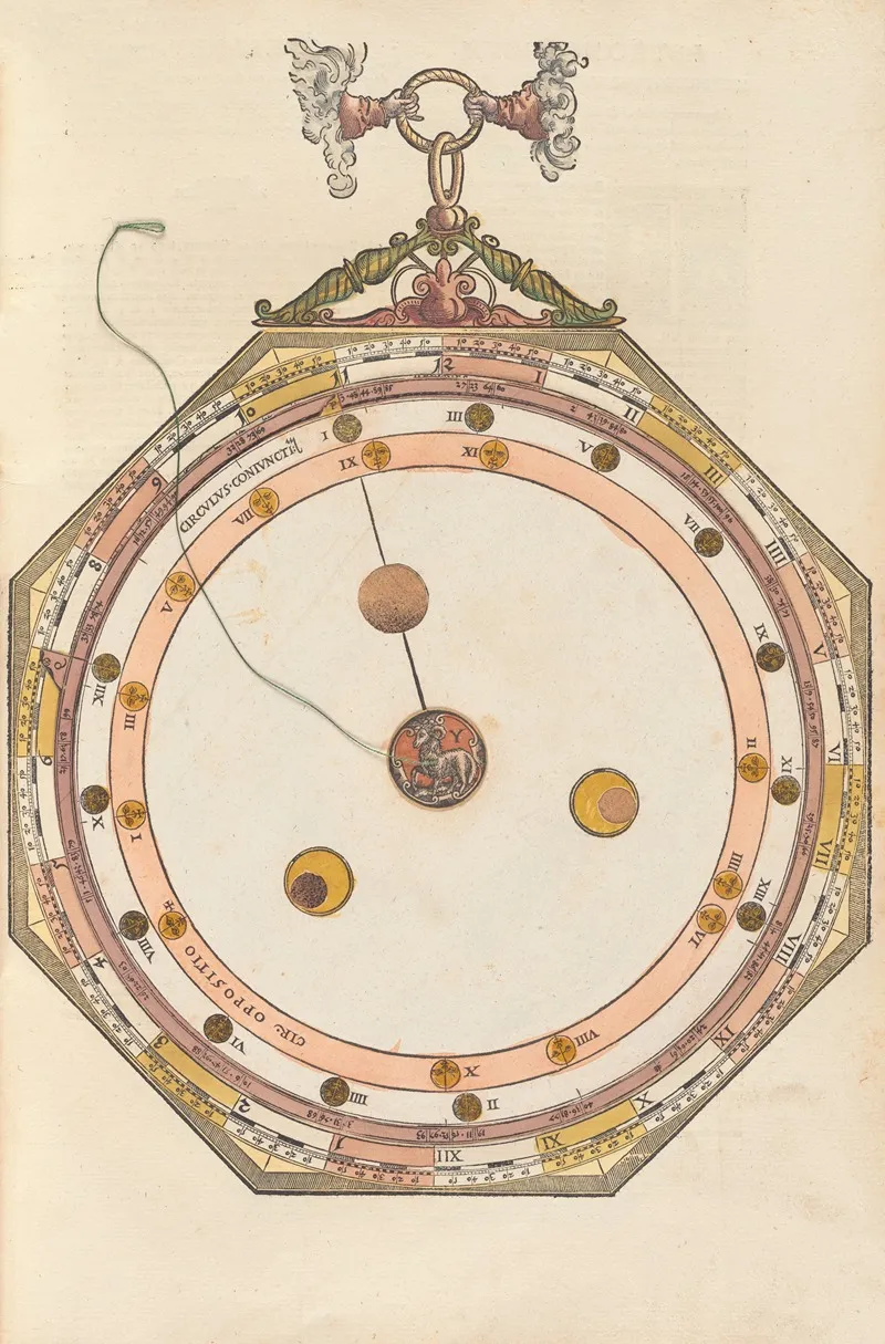 Astronomicum Caesareum Pl 022 Wall Art by Petrus Apianus - High-Resolution Digital Print