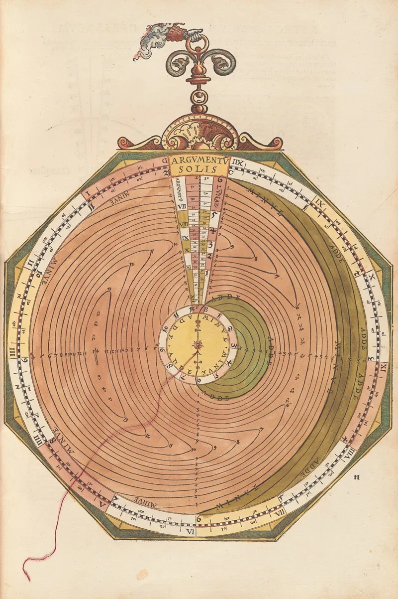 Astronomicum Caesareum Pl 023 Wall Art by Petrus Apianus - High-Resolution Digital Print