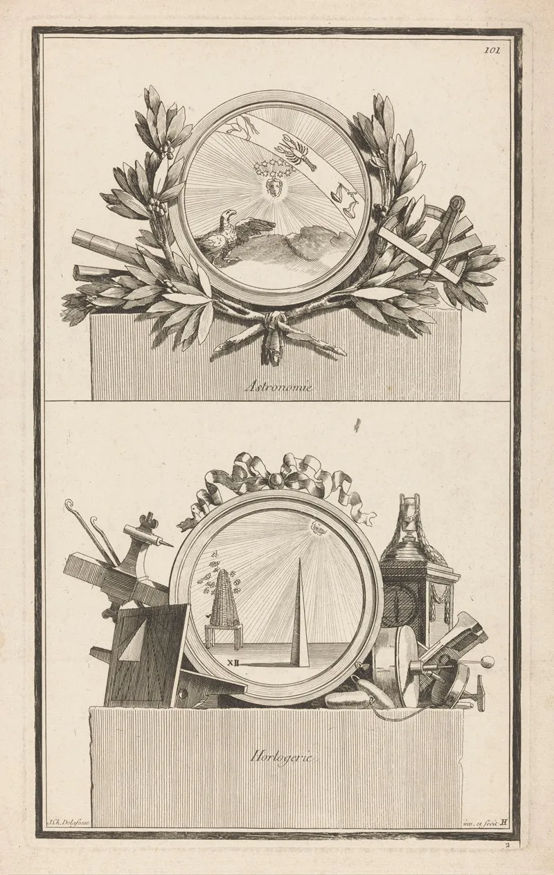 Astronomie Horlogerie Wall Art by Jean-Charles Delafosse - High-Resolution Digital Print
