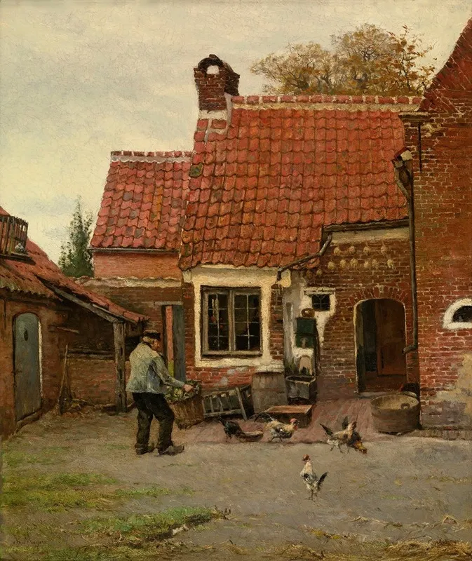 At My Neighbour Wall Art by Isidore Meyers - High-Resolution Digital Print