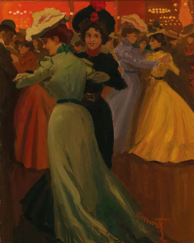 At The Ball 3 Wall Art by Tony Minartz - High-Resolution Digital Print