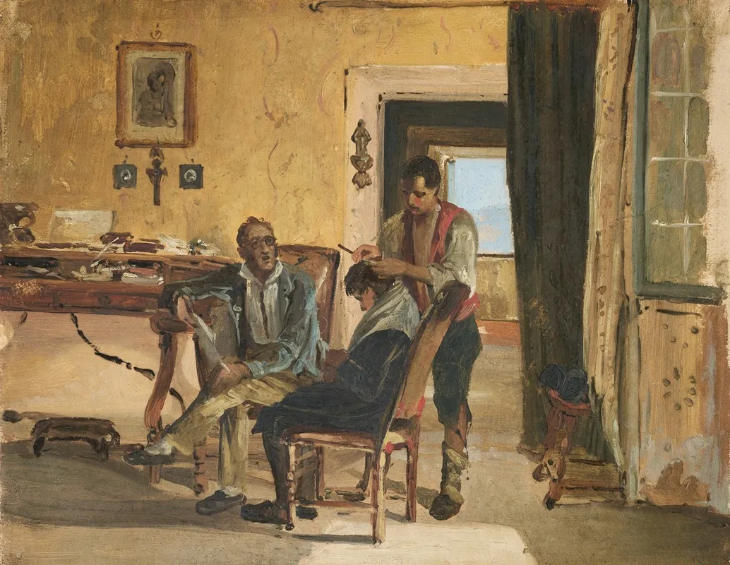 At The Barbers