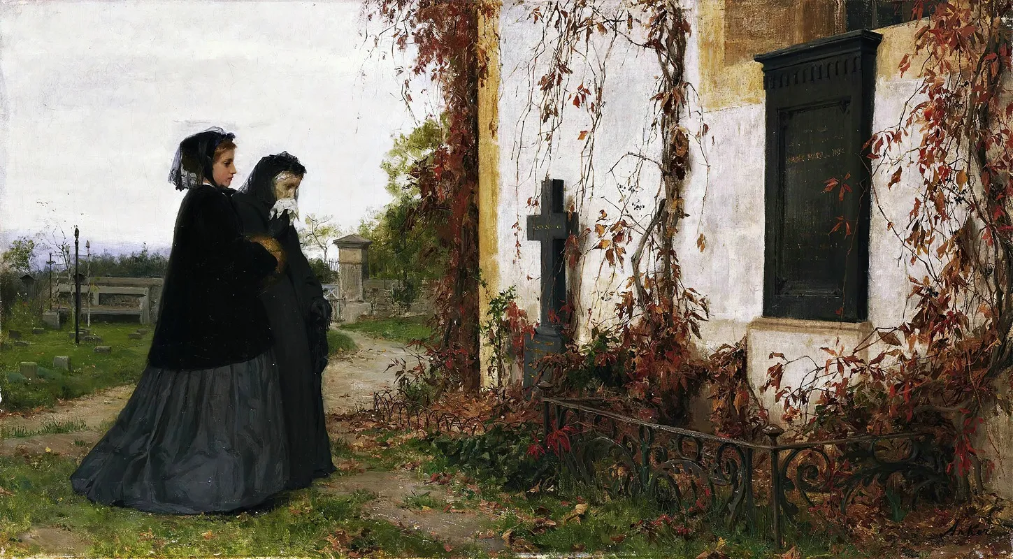 At The Cemetery
